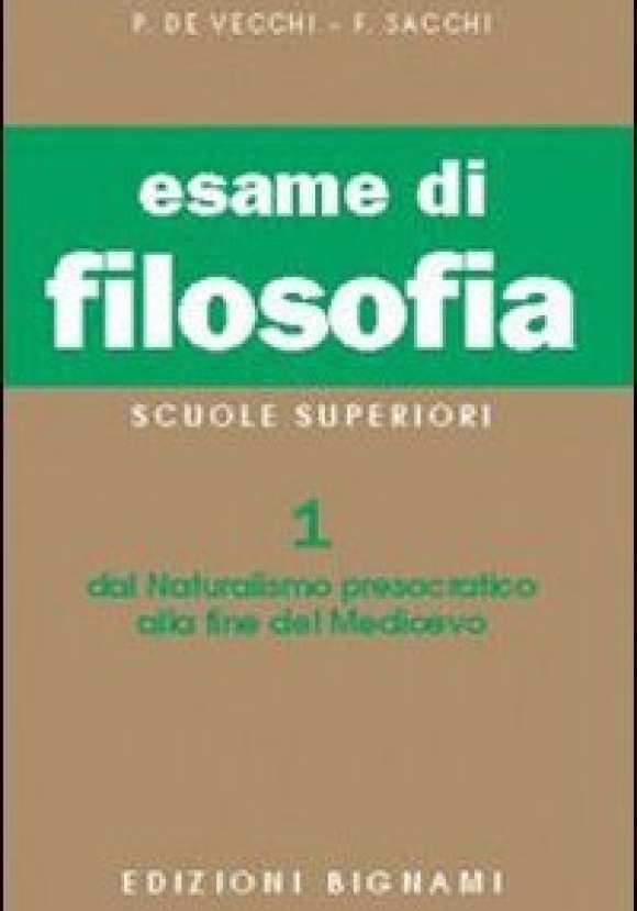 Compendio Di Storia Della Filosofia. Vol. 1