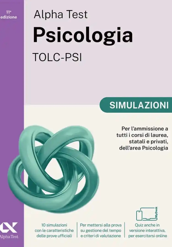 Alpha Test. Psicologia. Tolc-psi. Simulazioni