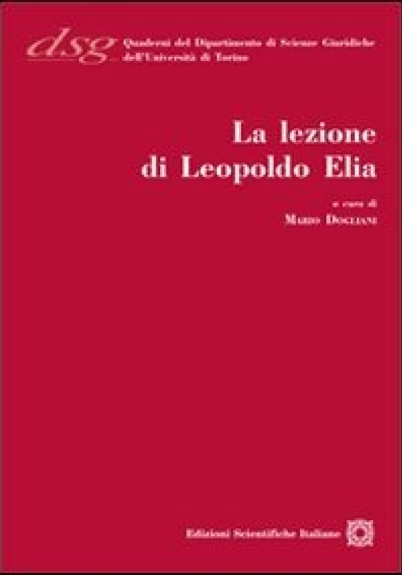 Lezione (la) Di Leopoldo Elia