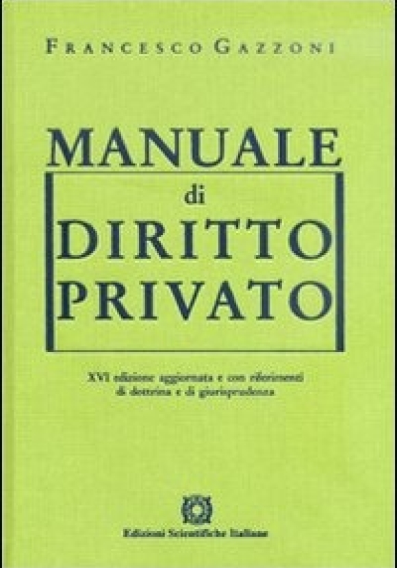 Manuale Di Diritto Privato 16