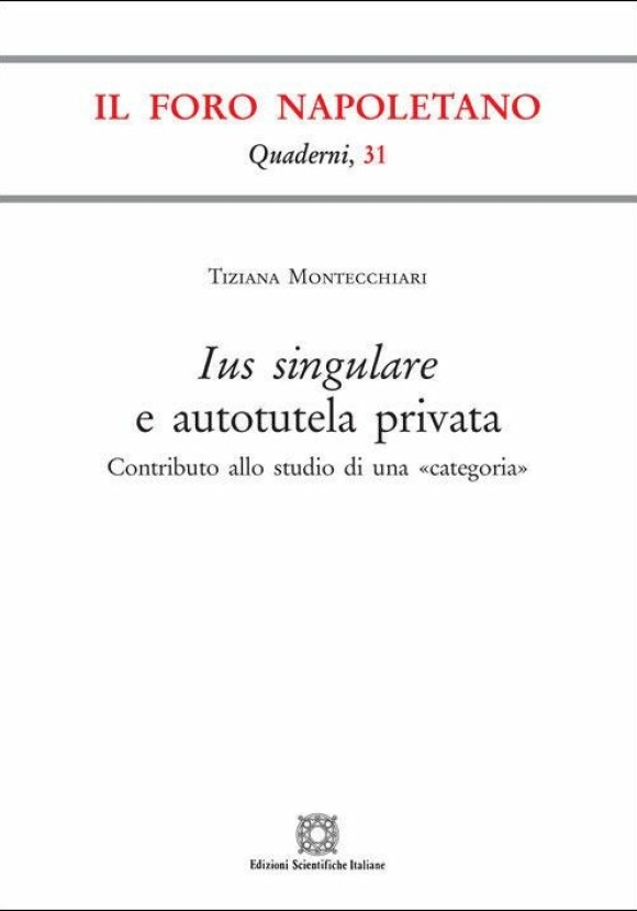 Ius Singulare E Autotutela