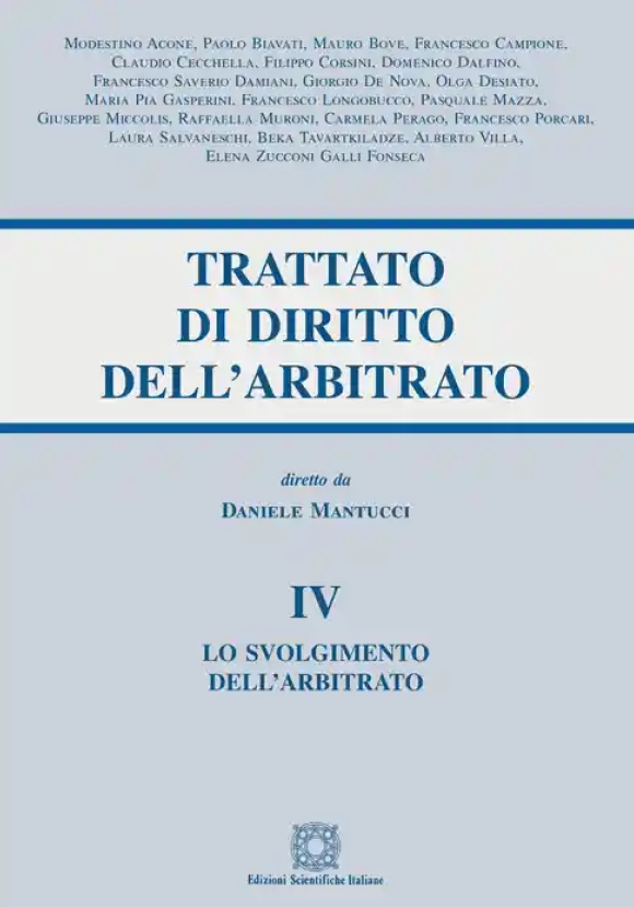 Svolgimento Dell'arbitrato - T