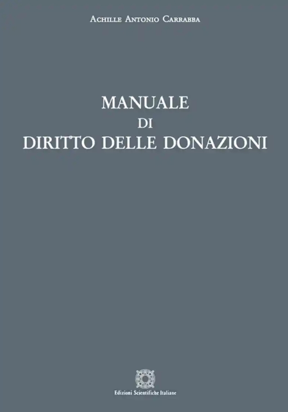 Manuale Diritto Delle Donaz.