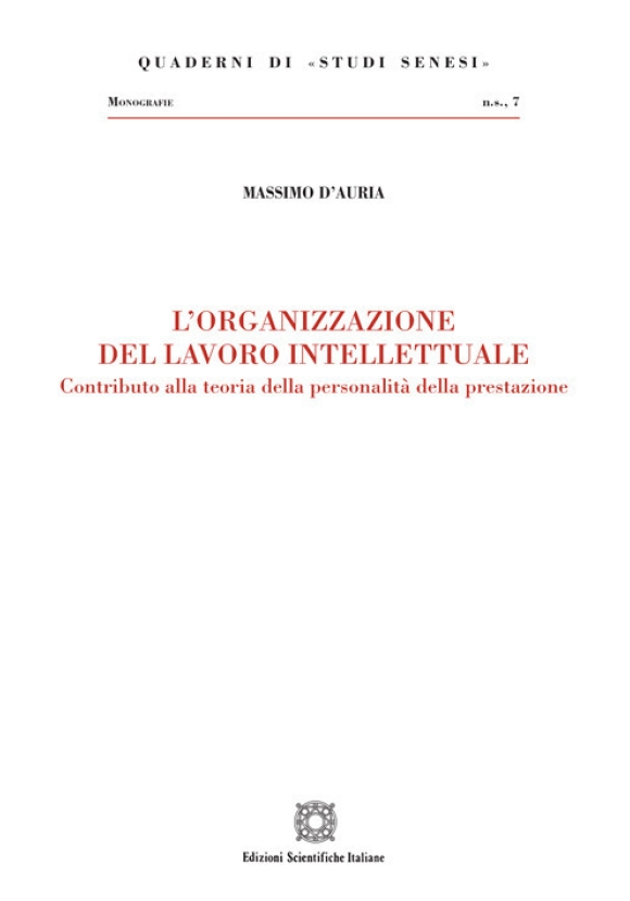 Organizzazione Lavoro Int.