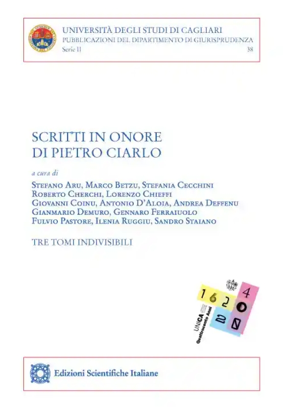 Scritti In Onore Di Pietro Cia