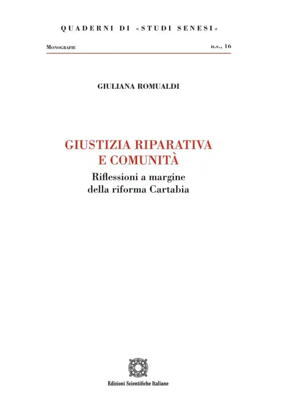 Giustizia Riparativa Comunita