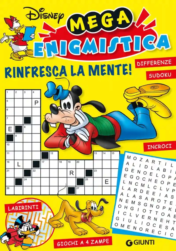 Rinfresca La Mente! Mega Enigmistica Disney