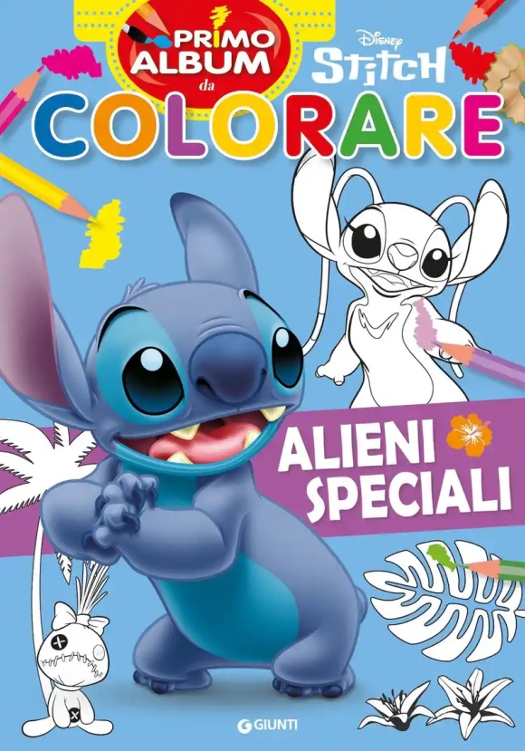 Stitch Primo Album Da Colorare