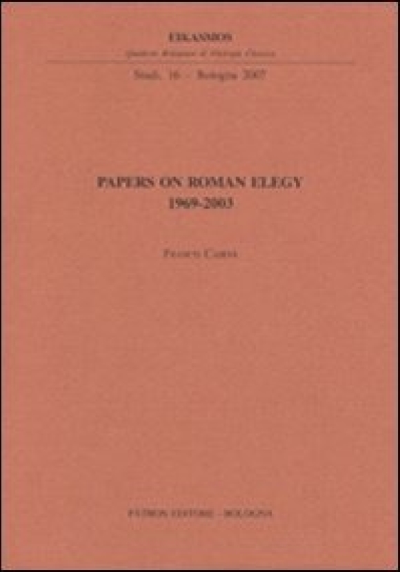 Papers On Roman Elegy