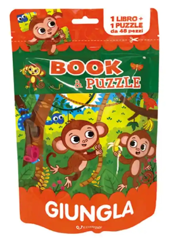 Giungla. Book&puzzle. Ediz. Illustrata