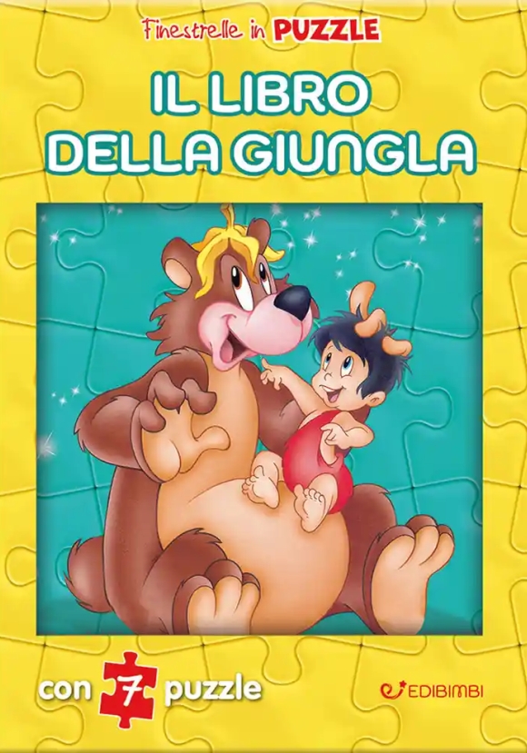 Libro Della Giungla. Finestrelle In Puzzle. Ediz. Illustrata (il)