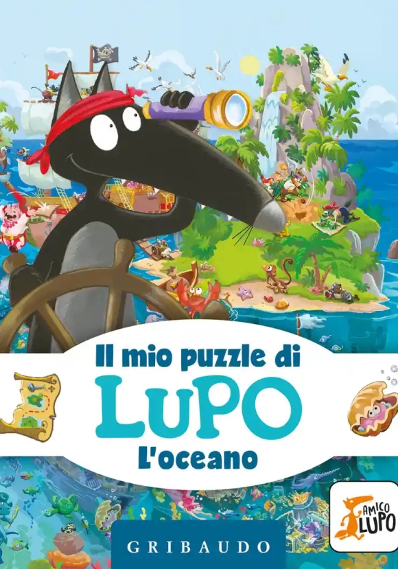 Oceano. Il Mio Puzzle Di Lupo. Amico Lupo. Ediz. A Colori. Con Puzzle (l')