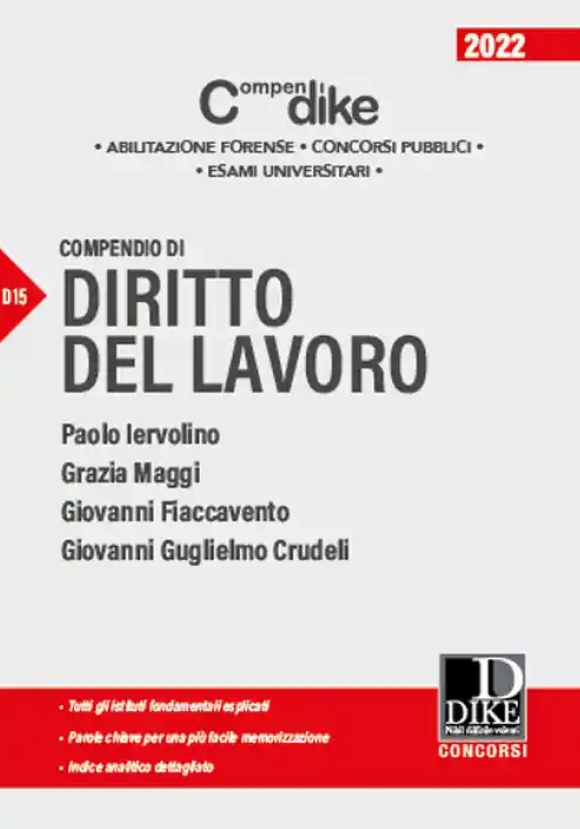 Compendio Diritto Del Lavoro 2022