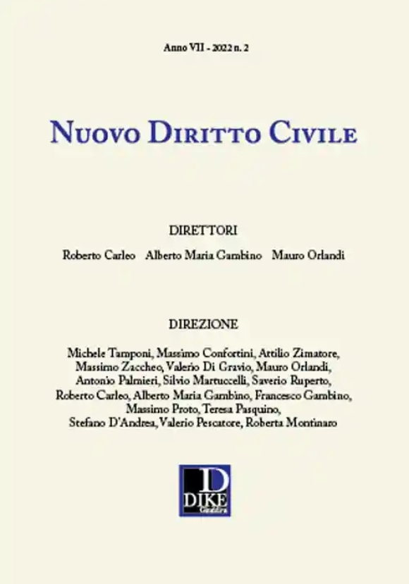 Nuovo Diritto Civile 2-2022