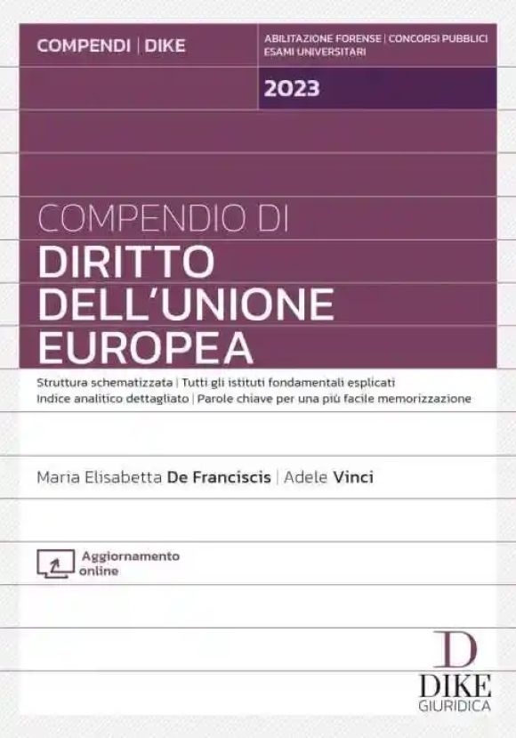 Compendio Diritto Unione Eu.