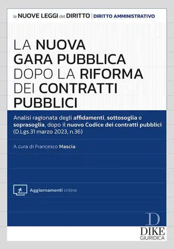 Nuova Gara Pubblica Dopo Riforma C.pubb.