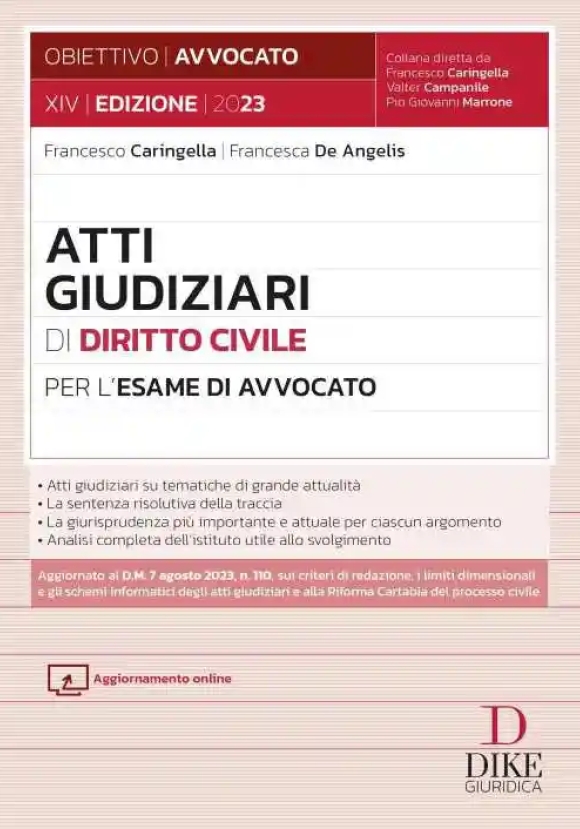 Atti Giudiziari Diritto Civile 2023 14ed