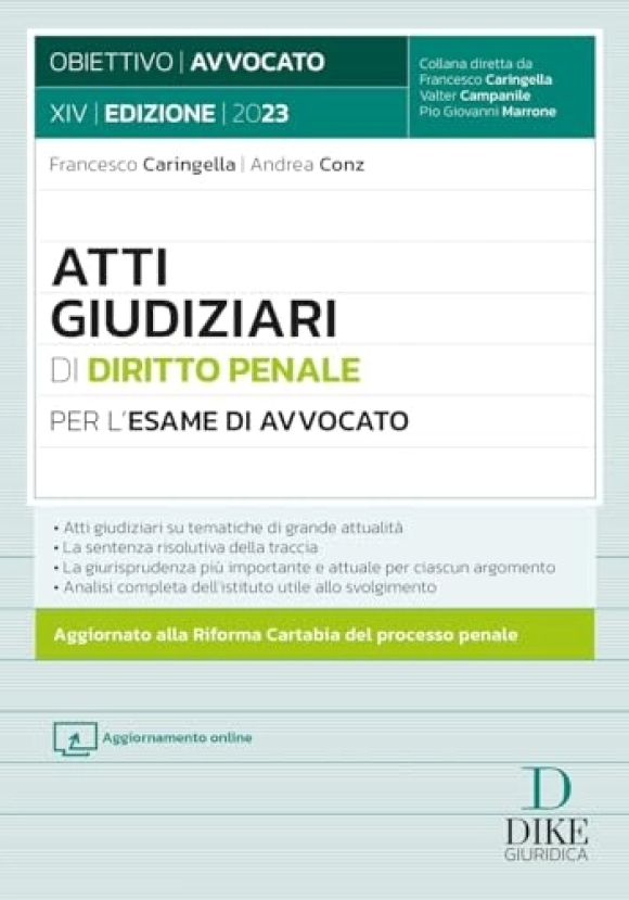 Atti Giudiziari Diritto Penale 2023