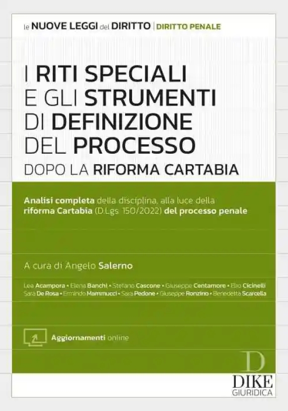 Riti Speciali E Strumenti Defin.processo