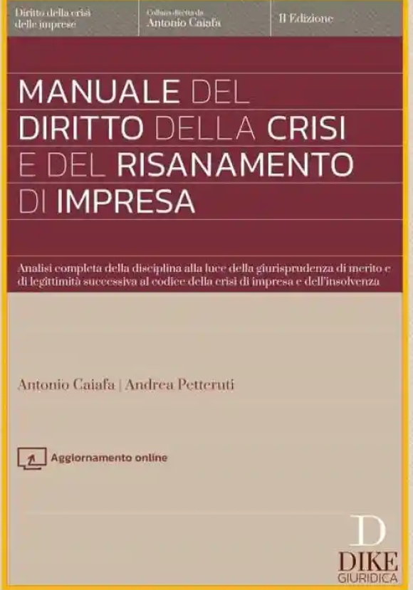 Manuale Dir.crisi Risanamento Impresa