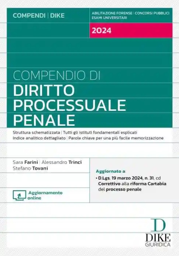 Compendio Dir.processuale Penale 2024