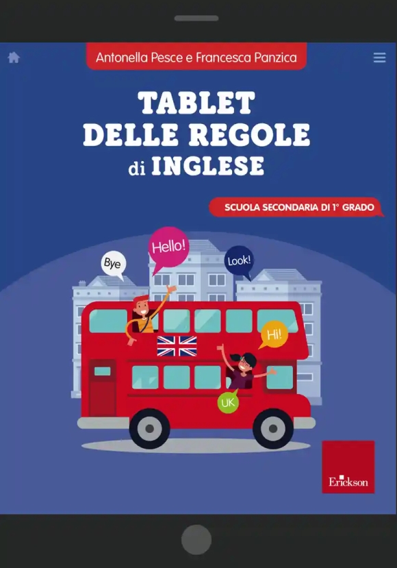 Tablet Delle Regole Di Inglese. Scuola Secondaria Di 1? Grado