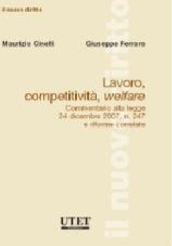 Lavoro, Competitivit?, Welfare