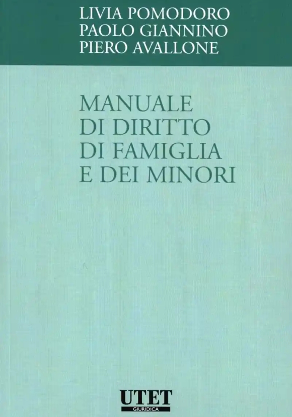 Manuale Di Diritto Di Famiglia