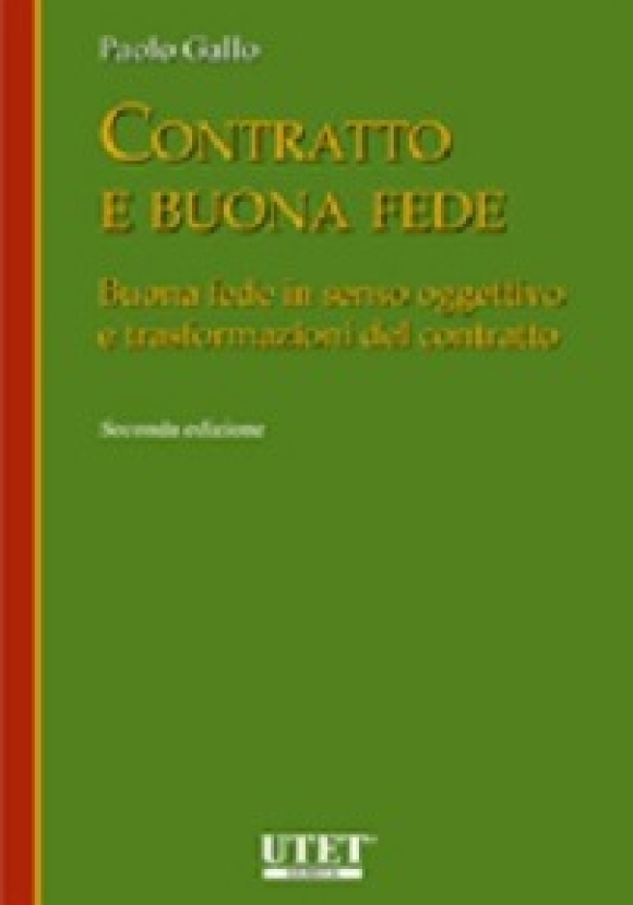 Contratto E Buona Fede - Ii Ed