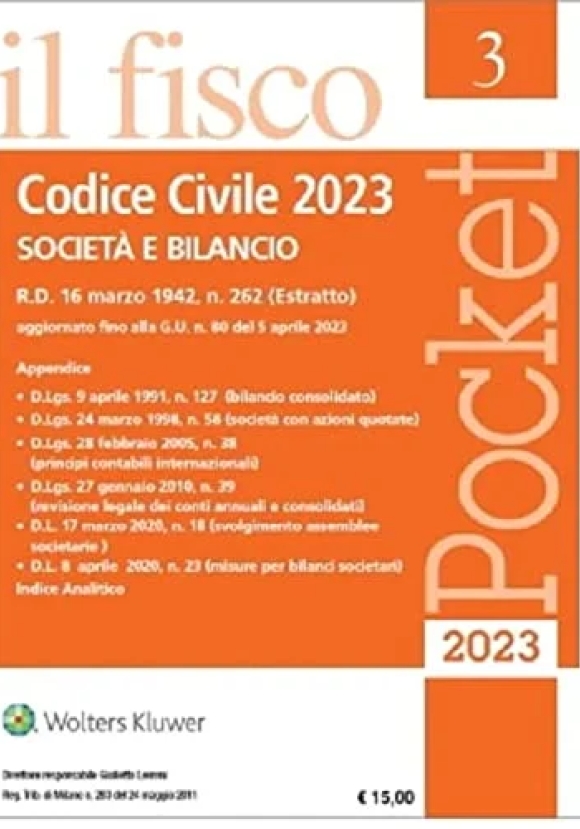 Codice Civile Fisco Pocket 3-2023