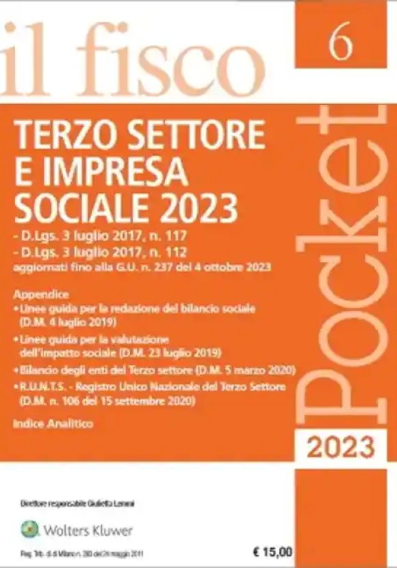 Terzo Settore Impresa Soc.fisco 6 Pocket