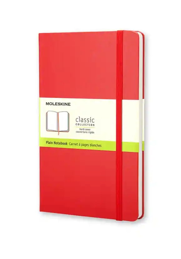 Moleskine Notebook Lg Pla Red Hard