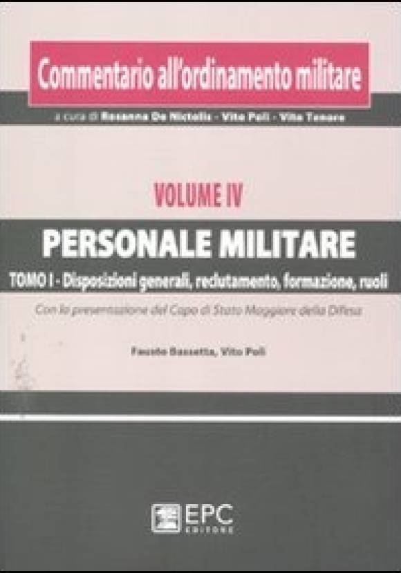 Ordinamento Milit.vol.4 Pers.militare 1