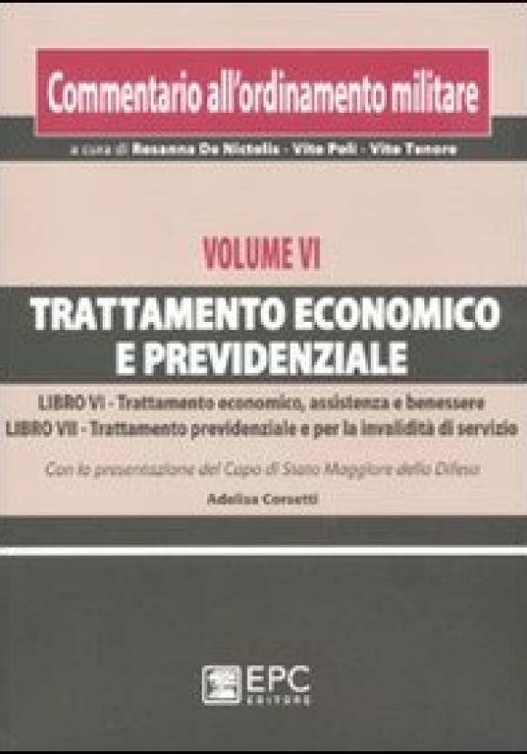 Trattamento Economico Previdenziale Commentario All'ordinamento Militare