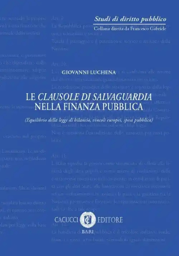 Le Clausole Di Salvaguardia Nella Finanza Pubblica