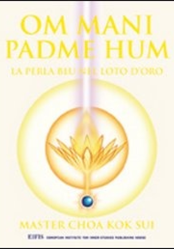 Om Mani Padme Hum Perla Blu Nel Loto