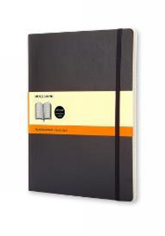 Notebook Xl Ruled Black Soft