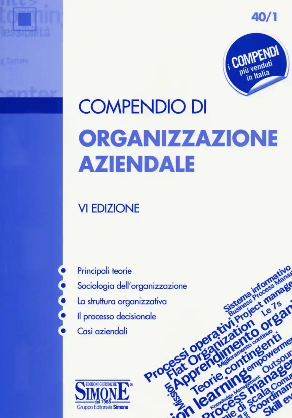 40/1 Compendio Di Organizzazione Aziendale