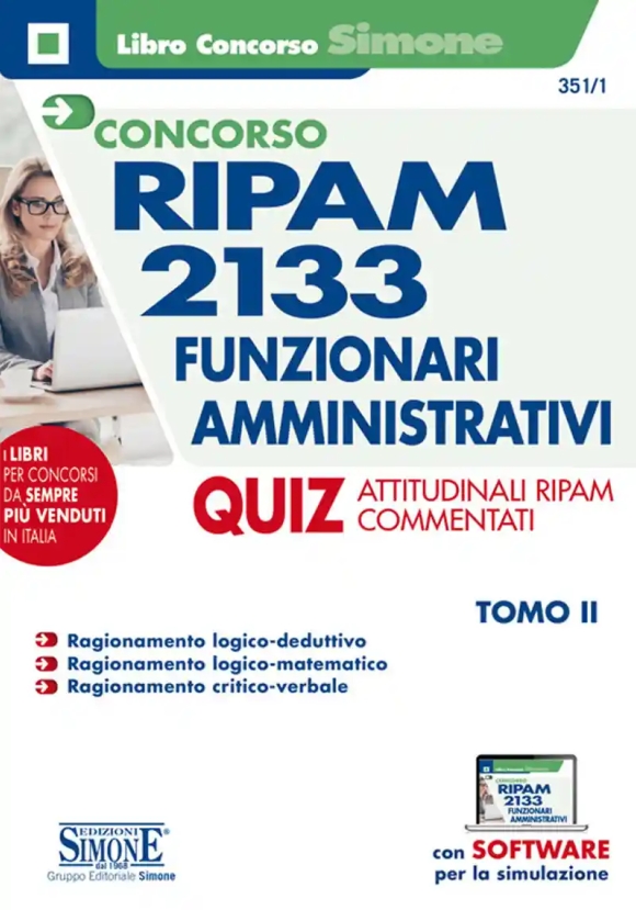 Concorso Ripam 2133 Funzionari Amministrativi. Con Software Di Simulazione. Vol. 2: Quiz Attitudinal