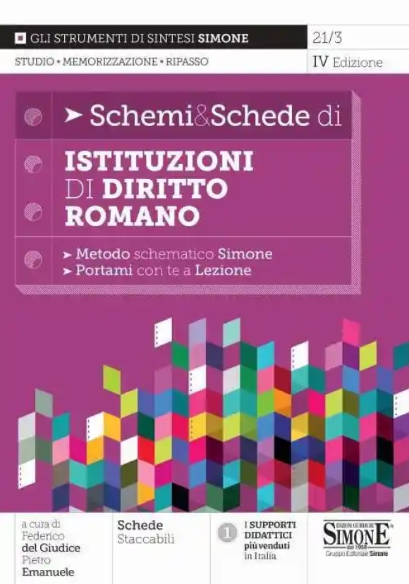 Schemi & Schede Di Istituzioni Di Diritt