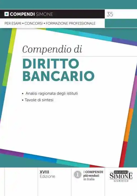 Compendio Di Diritto Bancario 18ed.