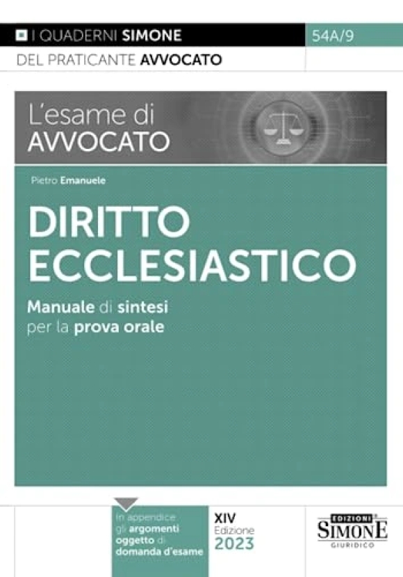 Esame Avvocato Diritto Ecclesiastico