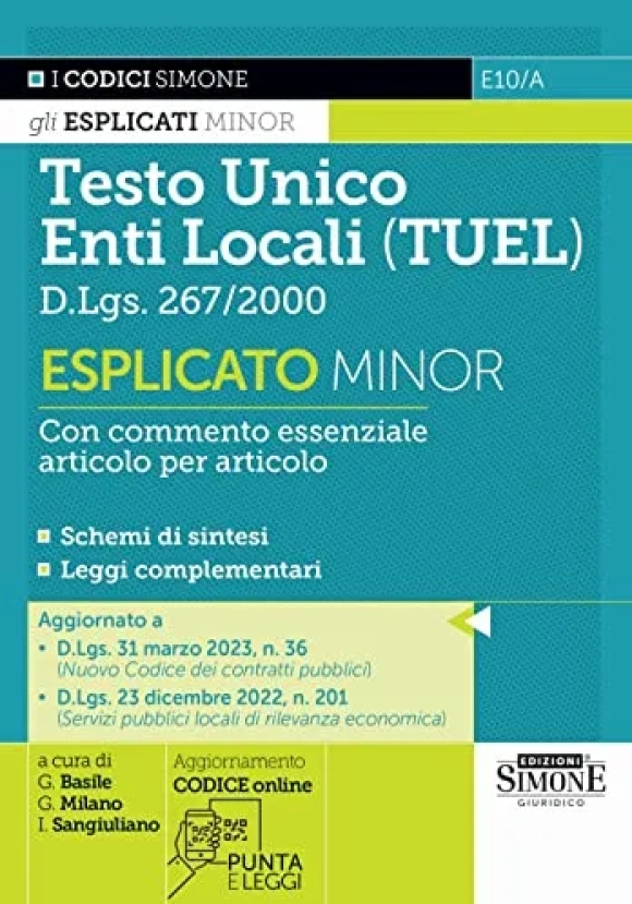 Testo Unico Enti Locali Esplic.25ed.