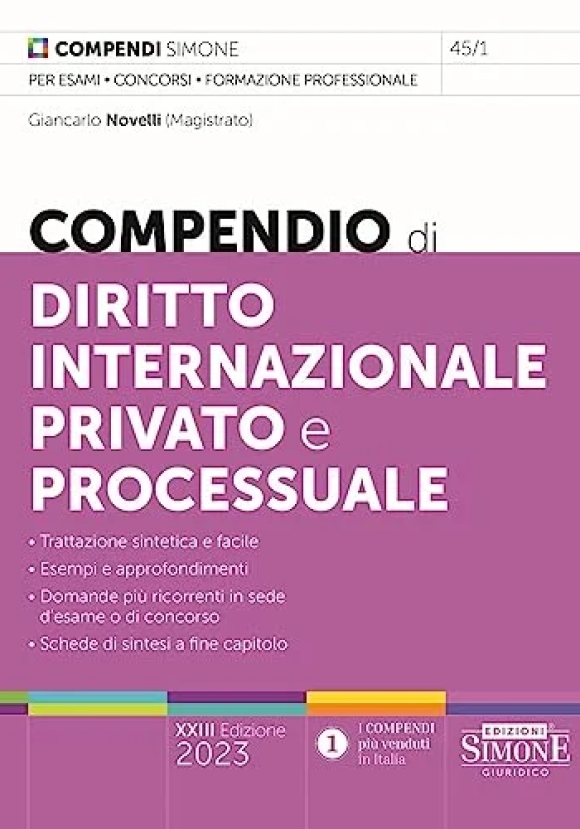 Compendio - Diritto Internazionale Privato E Processuale