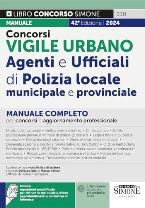 Vigile Urbano Manuale Compl.42ed.2024