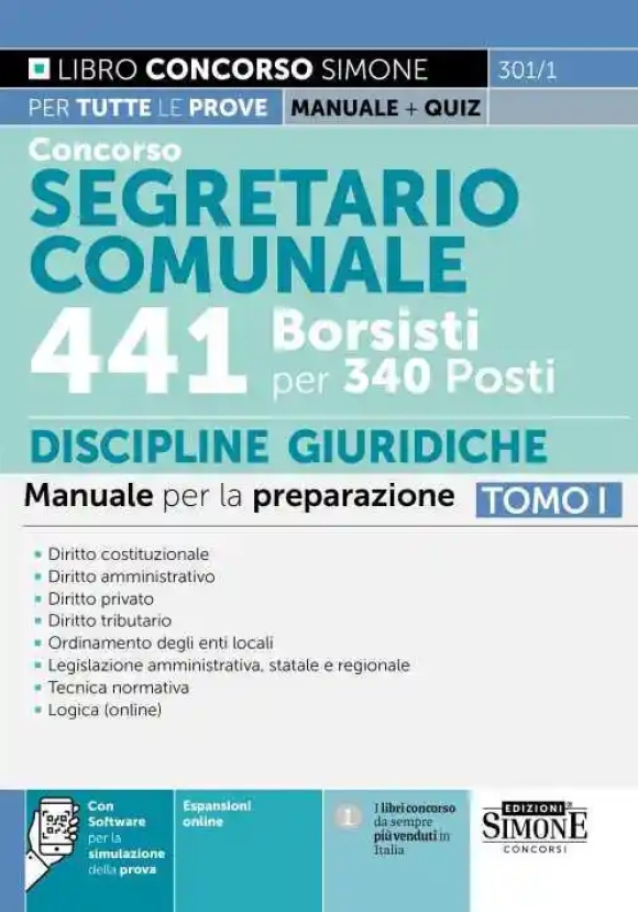 441 Borsisti Segretario Comunale Tomo 1