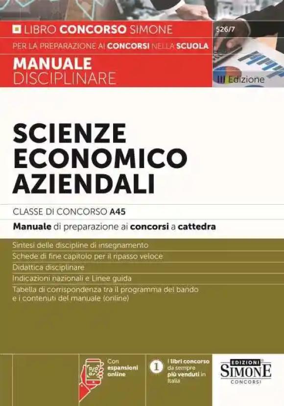 Scienze Economico Aziendali Cl.a45 3ed.