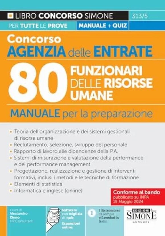 80 Funzionari Risorse Umane Ag.entrate