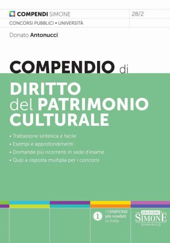 Compendio Dir.patrimonio Culturale