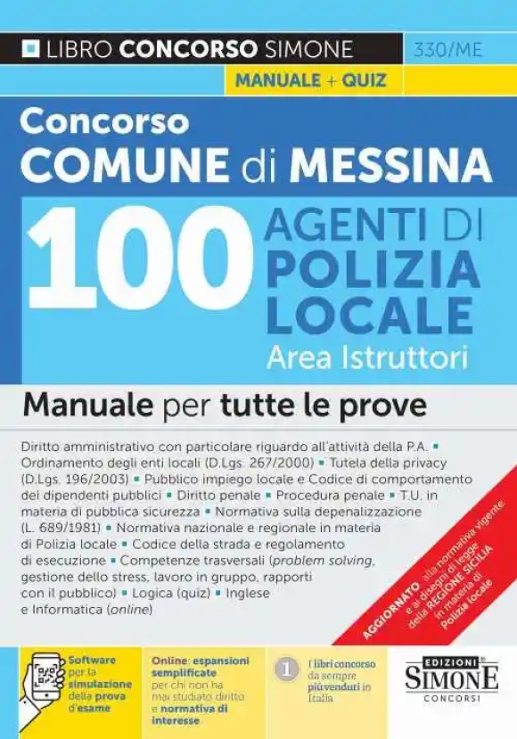 100 Agenti Polizia Loc.istrut.messina